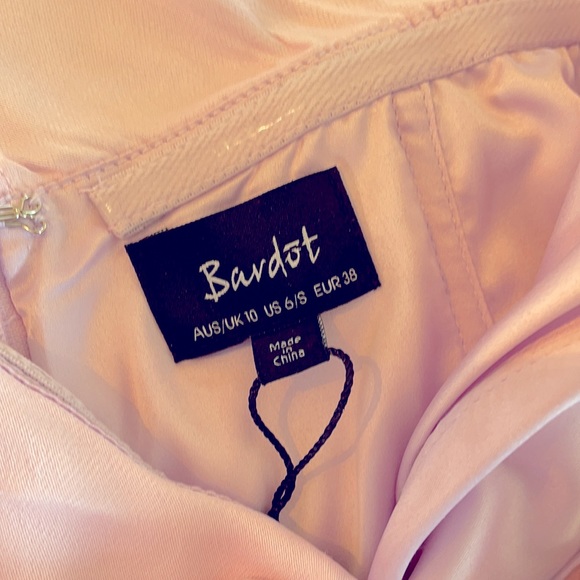 Bardot strapless Top Lilac US size 6 NWT - Picture 5 of 8